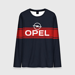 Мужской лонгслив Opel blue theme