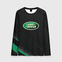 Лонгслив мужской Land rover Зелёная абстракция, цвет: 3D-принт