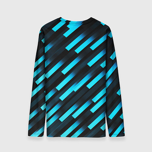 Мужской лонгслив Bandpass flow / 3D-принт – фото 2