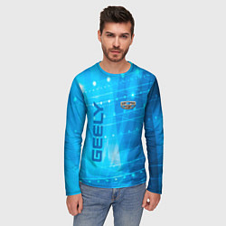 Лонгслив мужской Geely sport, цвет: 3D-принт — фото 2