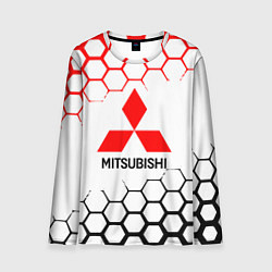 Мужской лонгслив Mitsubishi - логотип