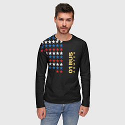 Лонгслив мужской 01 RUS Адыгея, цвет: 3D-принт — фото 2