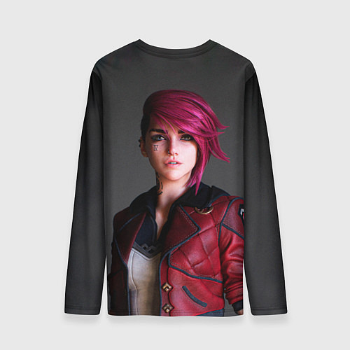 Мужской лонгслив Аркейн - Вай League of Legends / 3D-принт – фото 2