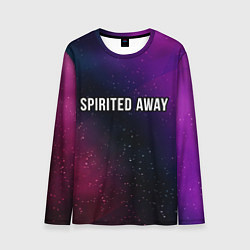 Мужской лонгслив Spirited Away gradient space