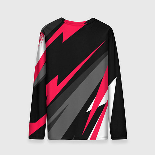 Мужской лонгслив Jaguar fast lines / 3D-принт – фото 2