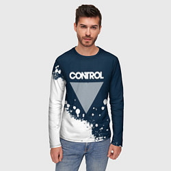 Лонгслив мужской Control Краска, цвет: 3D-принт — фото 2