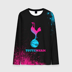 Мужской лонгслив Tottenham - neon gradient