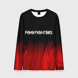 Мужской лонгслив Foo Fighters red plasma