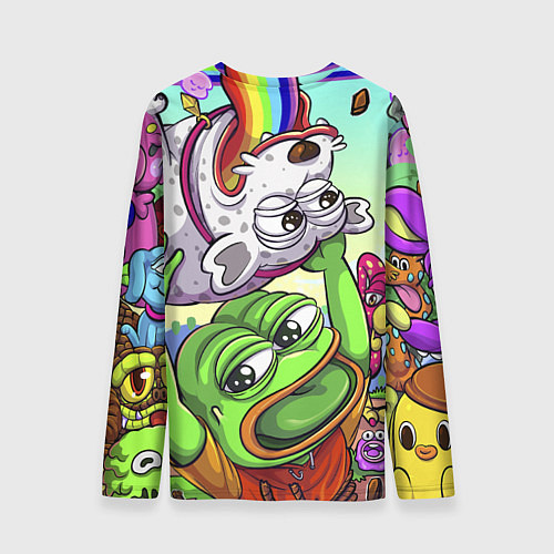 Мужской лонгслив Pepes world / 3D-принт – фото 2