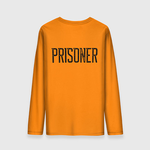 Мужской лонгслив Prisoner Orange / 3D-принт – фото 2