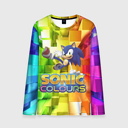 Лонгслив мужской Sonic Colours - Hedgehog - Video game, цвет: 3D-принт