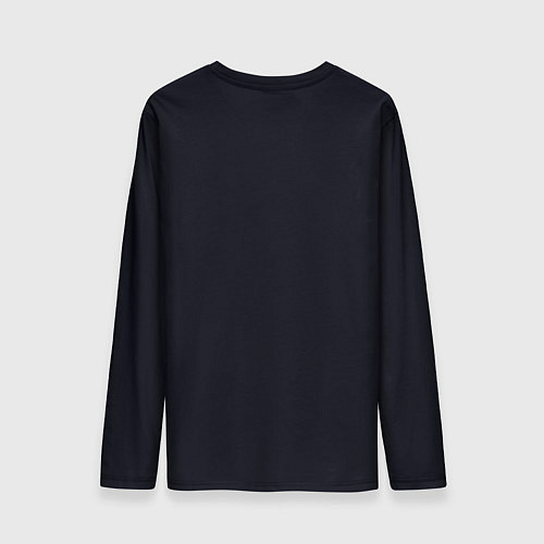 Мужской лонгслив Маяк и штормовое море в ночи / 3D-принт – фото 2