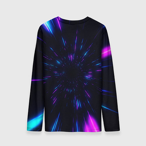 Мужской лонгслив Sonic running / 3D-принт – фото 2
