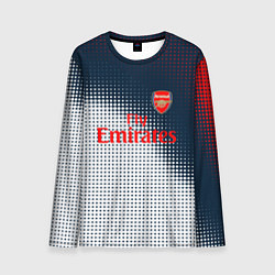 Лонгслив мужской Arsenal logo абстракция, цвет: 3D-принт