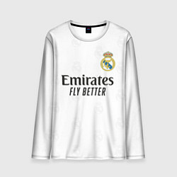 Лонгслив мужской Реал Мадрид форма 20222023, цвет: 3D-принт