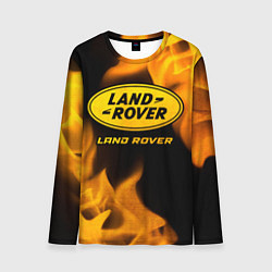 Мужской лонгслив Land Rover - gold gradient