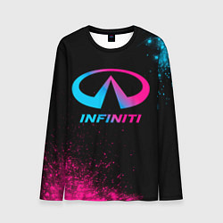 Мужской лонгслив Infiniti - neon gradient