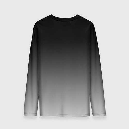 Мужской лонгслив Серый градиент / 3D-принт – фото 2