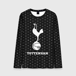 Мужской лонгслив Tottenham sport на темном фоне