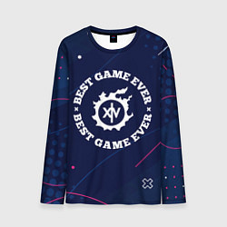 Мужской лонгслив Символ Final Fantasy и надпись best game ever