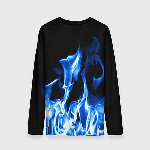 Мужской лонгслив BMW fire / 3D-принт – фото 2