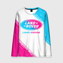 Лонгслив мужской Land Rover neon gradient style, цвет: 3D-принт