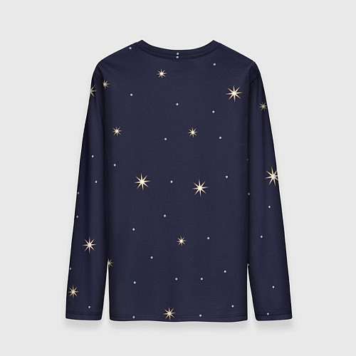 Мужской лонгслив Городской новгодний пейзаж / 3D-принт – фото 2