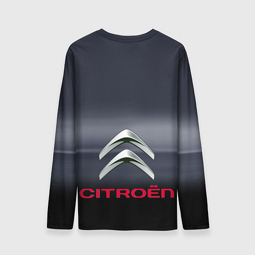 Мужской лонгслив Citroen - Racing team - Motorsport / 3D-принт – фото 2