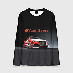 Лонгслив мужской Audi sport - racing team, цвет: 3D-принт