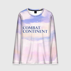 Мужской лонгслив Combat Continent sky clouds