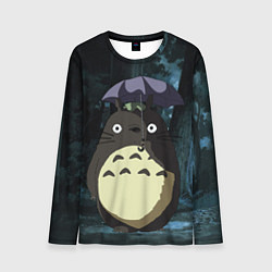 Мужской лонгслив Totoro in rain forest