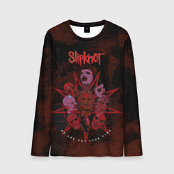 Лонгслив мужской Slipknot red satan, цвет: 3D-принт