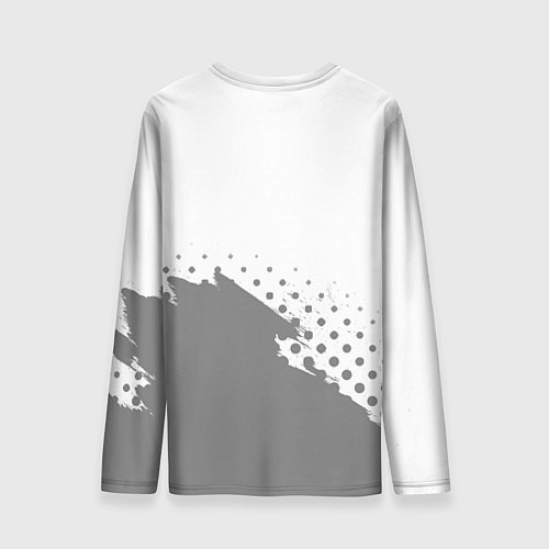 Мужской лонгслив Дизайнер - в красной рамке на светлом / 3D-принт – фото 2