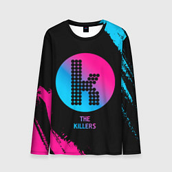 Мужской лонгслив The Killers - neon gradient