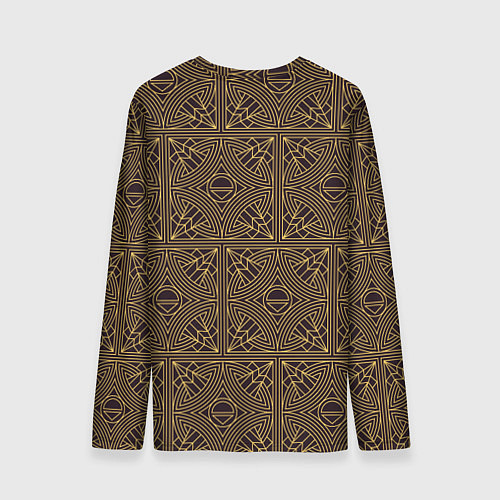 Мужской лонгслив Золотой бюст египетской принцессы / 3D-принт – фото 2