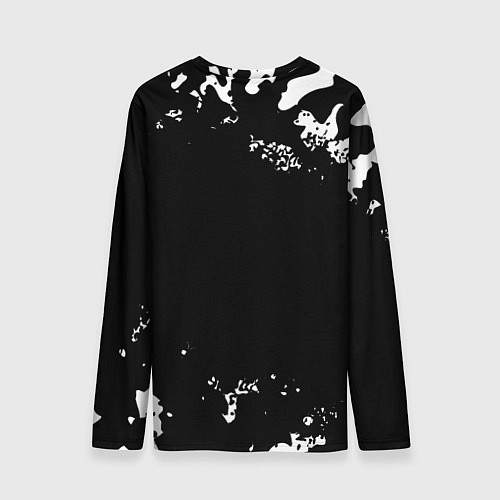 Мужской лонгслив На Земле с 1968: краска на темном / 3D-принт – фото 2