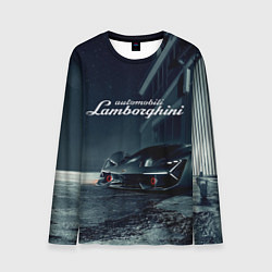 Лонгслив мужской Lamborghini - power - Italy, цвет: 3D-принт