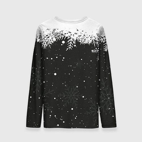 Мужской лонгслив Не пора ли начинать Новый год нам отмечать? / 3D-принт – фото 2