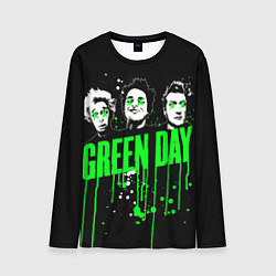 Мужской лонгслив Green day paint