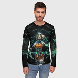 Лонгслив мужской Мелиноя - Hades 2, цвет: 3D-принт — фото 2