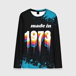 Мужской лонгслив Made in 1973: liquid art