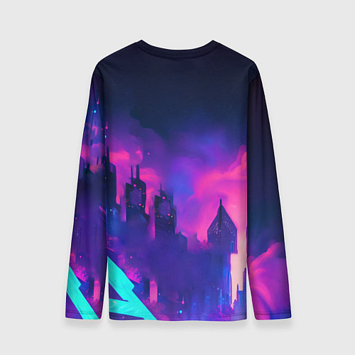 Мужской лонгслив Cyber boy Genshin / 3D-принт – фото 2
