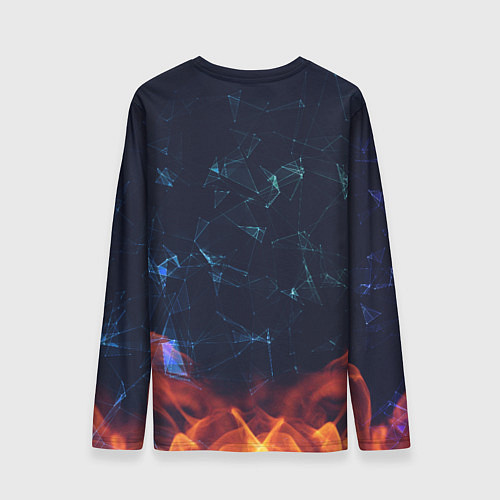 Мужской лонгслив Накаченный бык / 3D-принт – фото 2