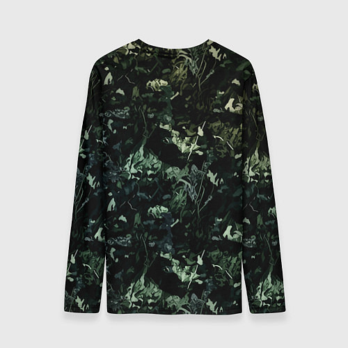 Мужской лонгслив Медведь снайпер в камуфляже / 3D-принт – фото 2