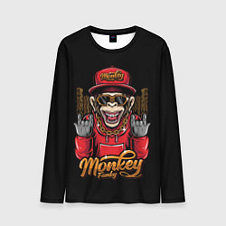 Лонгслив мужской Monkey Funky, цвет: 3D-принт