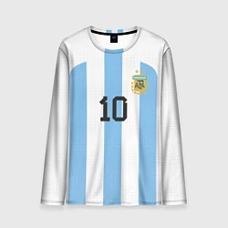 Лонгслив мужской Марадона форма сборной Аргентины, цвет: 3D-принт