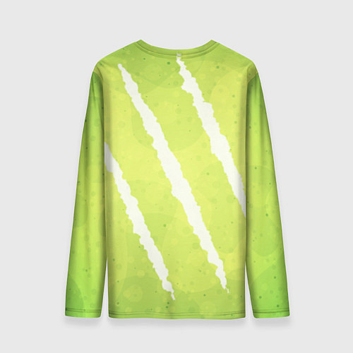 Мужской лонгслив Лепрекон пьет пиво / 3D-принт – фото 2