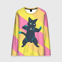 Мужской лонгслив Hi-Fi Rush Cat