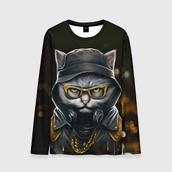 Мужской лонгслив Rich grey Cat