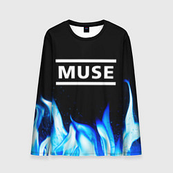 Мужской лонгслив Muse blue fire